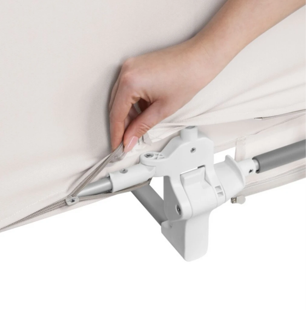 LIONELO LORA ZASTITNA OGRADA ZA KREVET BEŽ 105X45CM