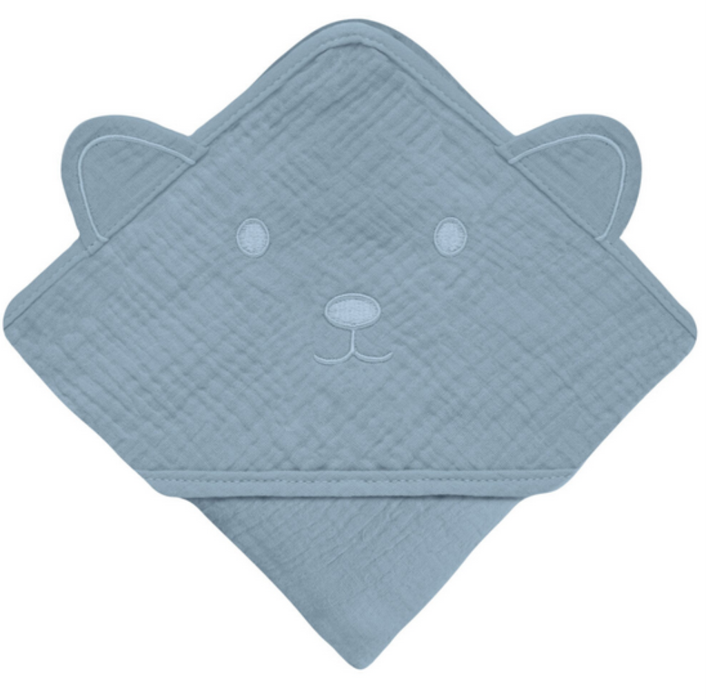 LIONELO RUČNIK OD MUSLINA S KAPULJAČOM GREY SKY