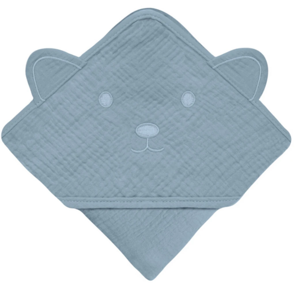 LIONELO RUČNIK OD MUSLINA S KAPULJAČOM GREY SKY