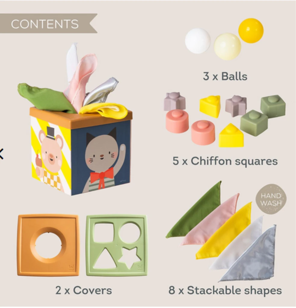 TAF TOYS KOCKA SORTER OBLIKA FOR.