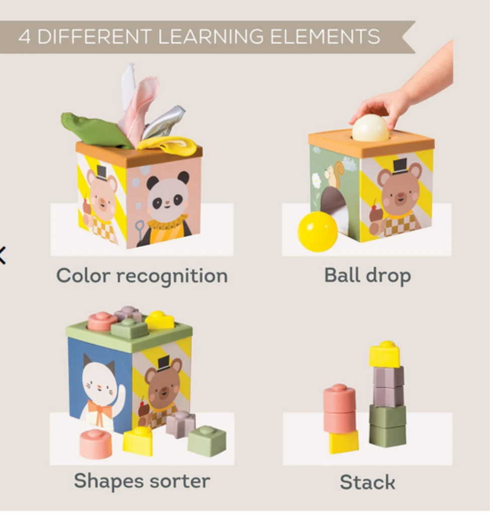 TAF TOYS KOCKA SORTER OBLIKA FOR.