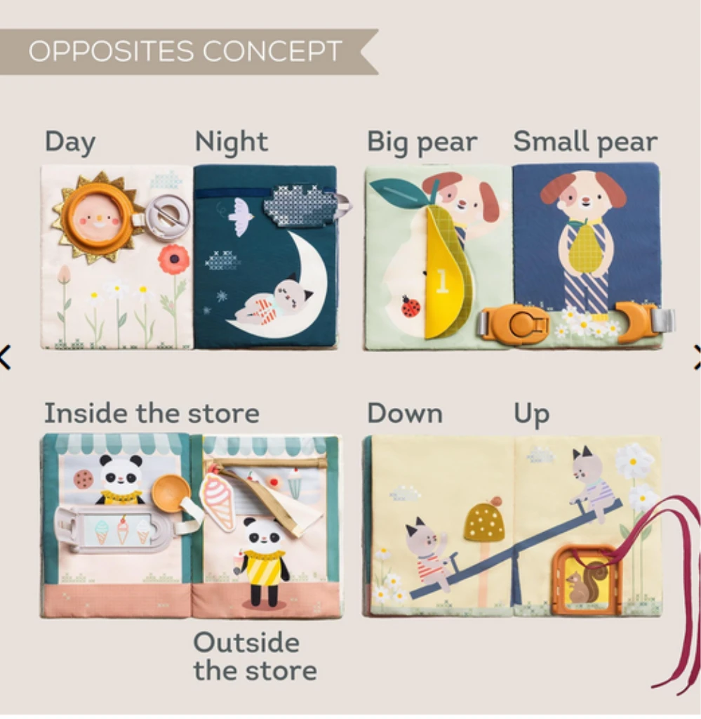 TAF TOYS BEBI EDUKATIVNA KNJIGA FOR.