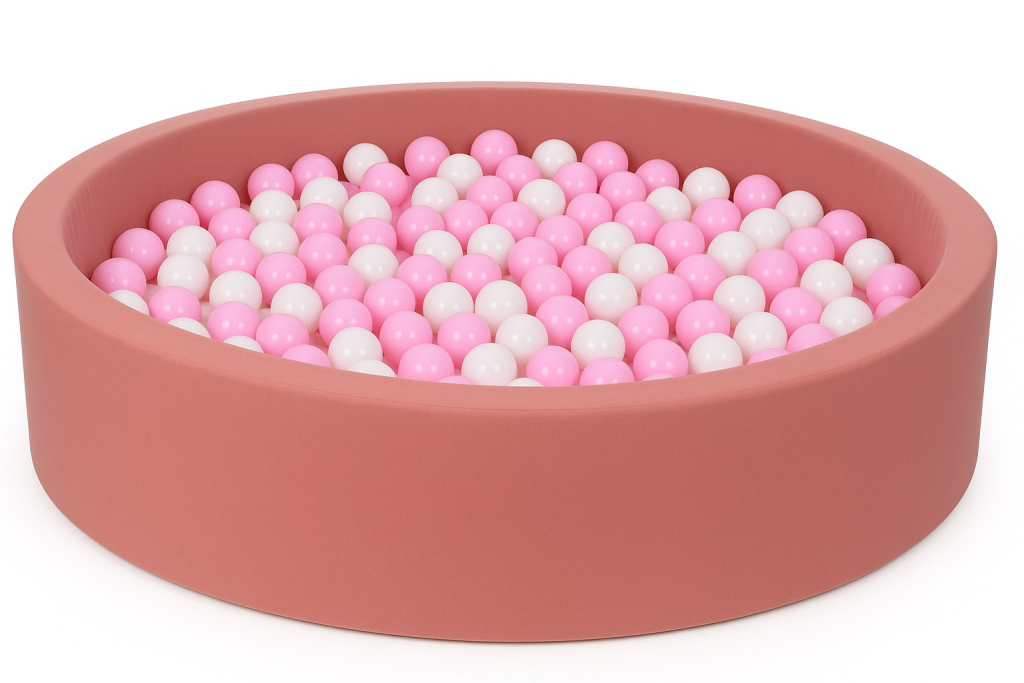 DELSIT BAZEN S LOPTICAMA 120X30CM, 400 LOPTICA, PINK