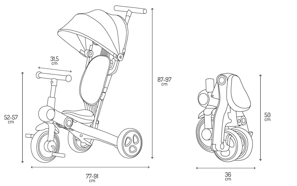 MOMI SOLIVIA TRICIKL,GREY