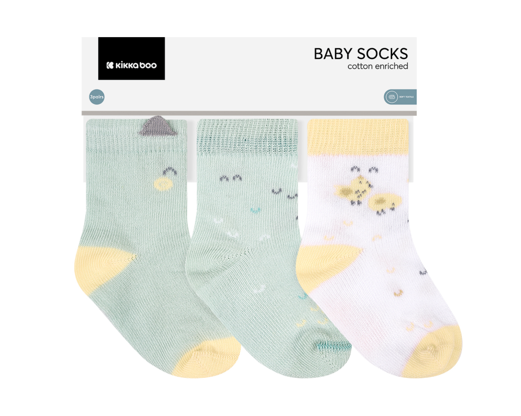 KIKKA BOO DJEČJE ČARAPE 3D SA UŠIMA SLEEPY SHEEP 6-12M