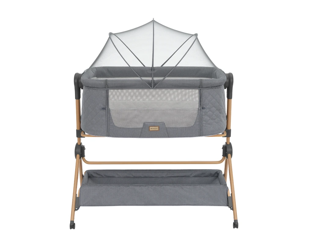 KIKKA BOO SLEAT ME 2U1 NOĆNI KREVETIĆ+HRANILICA,GREY