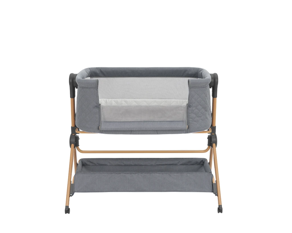 KIKKA BOO SLEAT ME 2U1 NOĆNI KREVETIĆ+HRANILICA,GREY