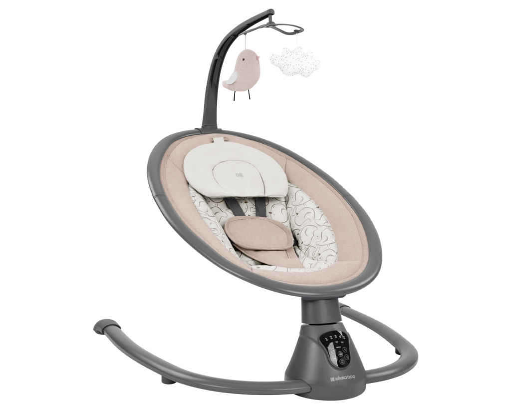 KIKKA BOO ELEKTRIČNA LJULJAČKA TWIDDLE,BEIGE