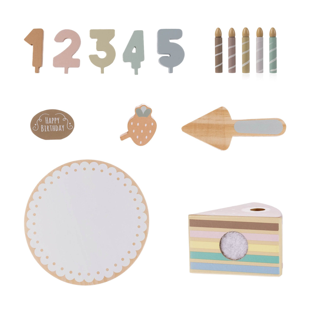 ZOPA DRVENI SET ZA ROĐ.TORTU