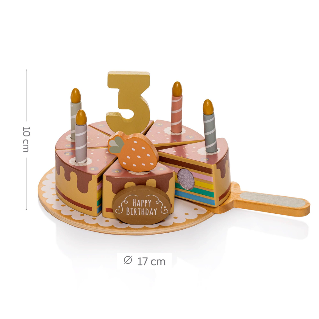 ZOPA DRVENI SET ZA ROĐ.TORTU