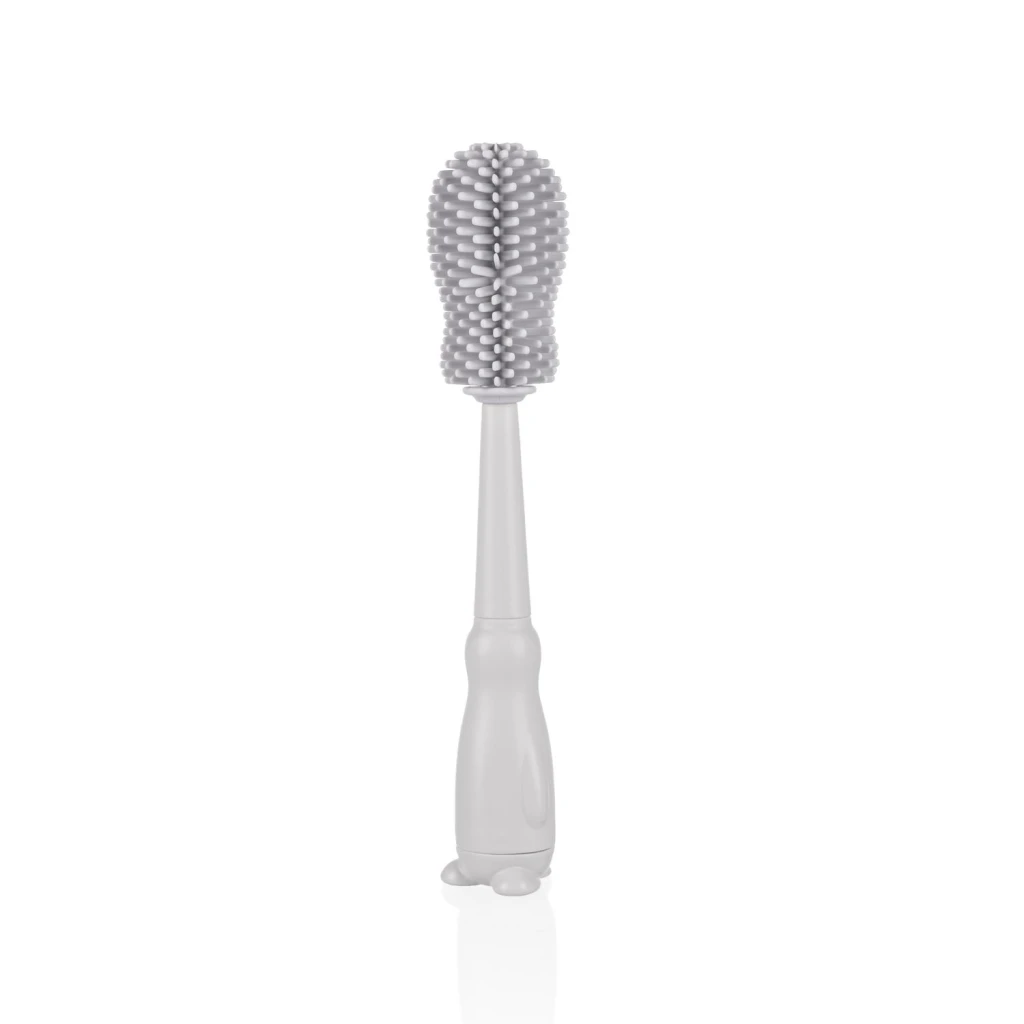 ZOPA SILIKONSKA ČETKA DA DJEČJE BOČICE 3U1,LIGHT GREY