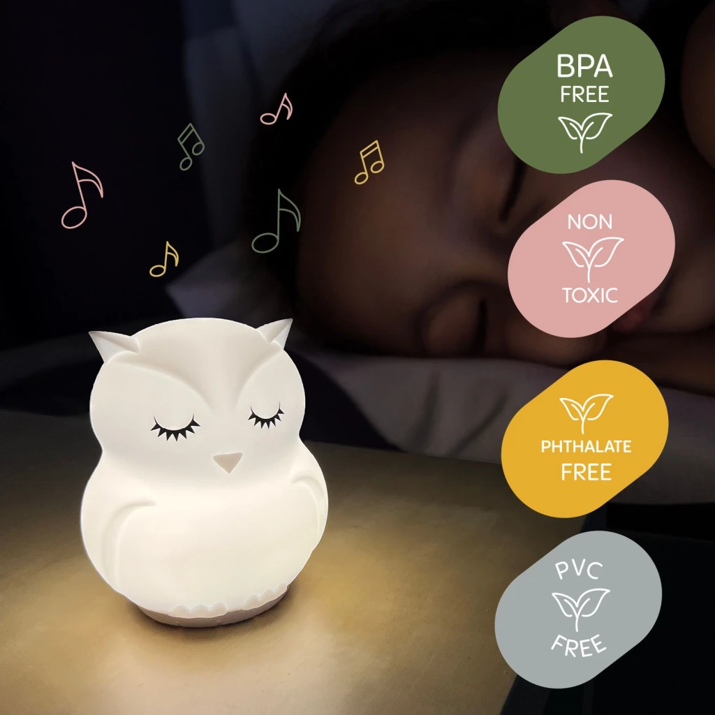 ZOPA SILIKONSKA LED LAMPA SA GLAZBOM,VEL.L,RABBIT