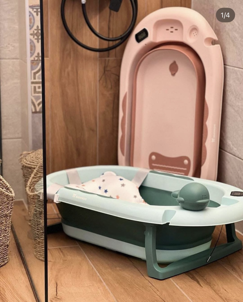 SKLOPIVA KADA S TERMOMETROM I UMETKOM ZA KUPANJE NEM.