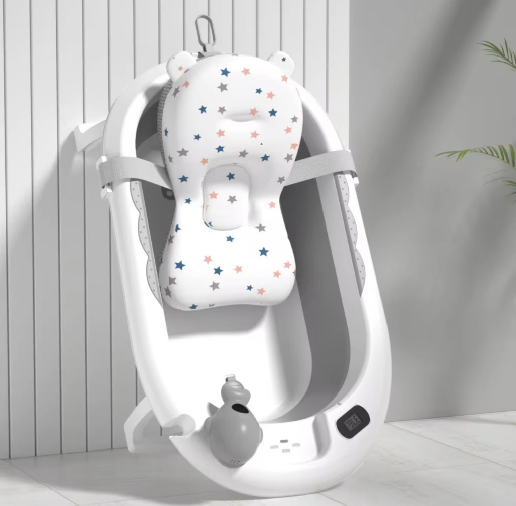 SKLOPIVA KADA S TERMOMETROM I UMETKOM ZA KUPANJE NEM.