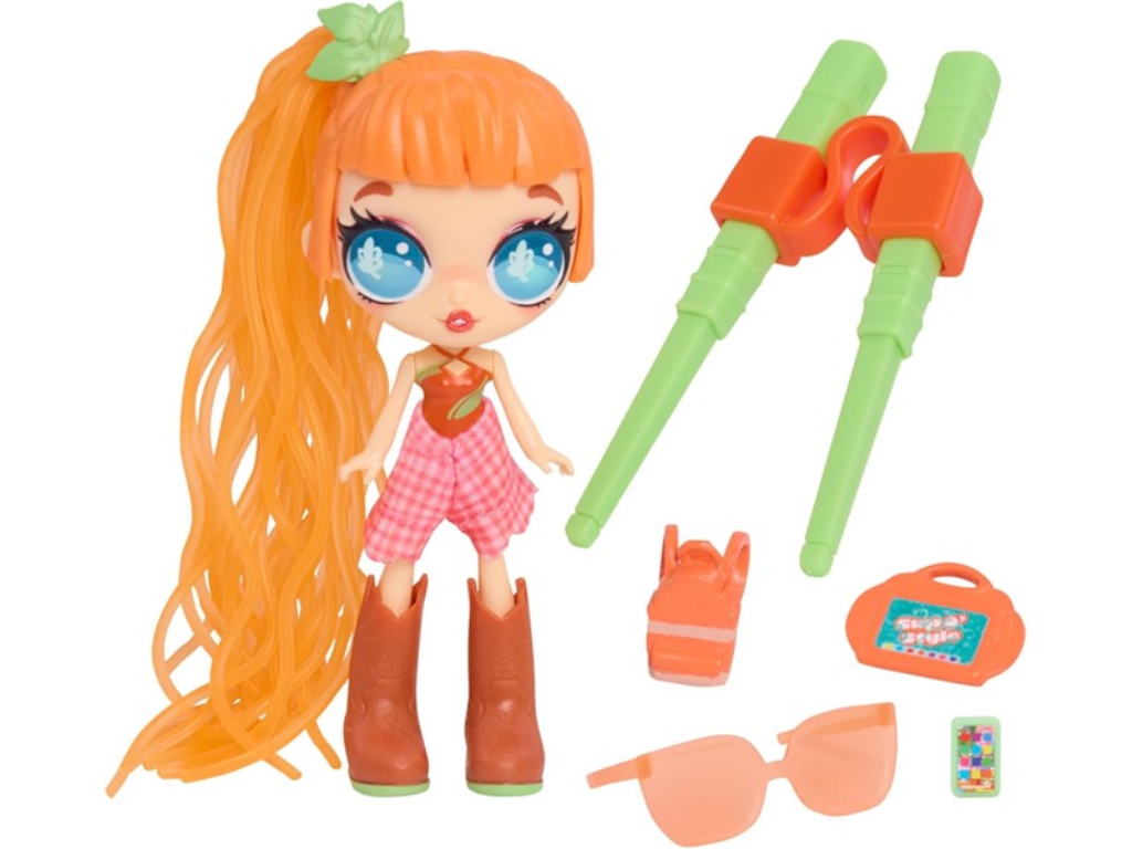 LUTKA JUST PLAZ 10CM S PRIBOROM T