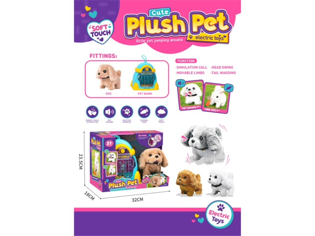 PLIŠANI ZVUČNI ELEKTRIČNI PAS TŠ.