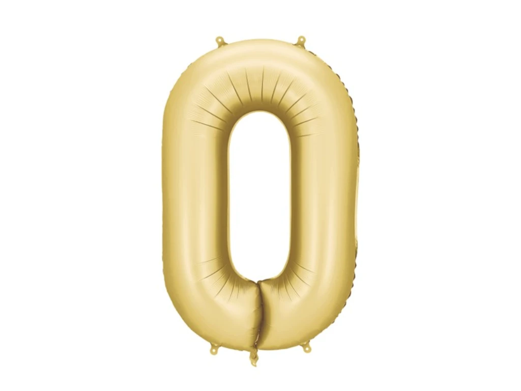 FOLIJSKI BALON MAT ZLATNO 86CM,BR.0