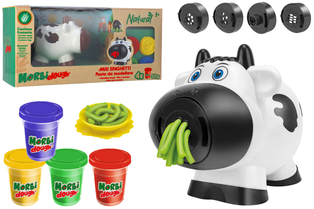 GLOBO MORBIDO KRAVICA, 4 BOJE S PRIBOROM