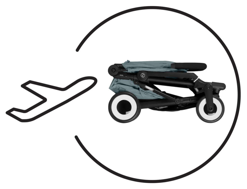 CYBEX KOLICA AGIS BLK STORMY BLUE LIGHT