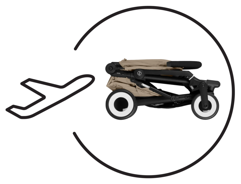 CYBEX KOLICA AGIS BLK ALMOND BEIGE