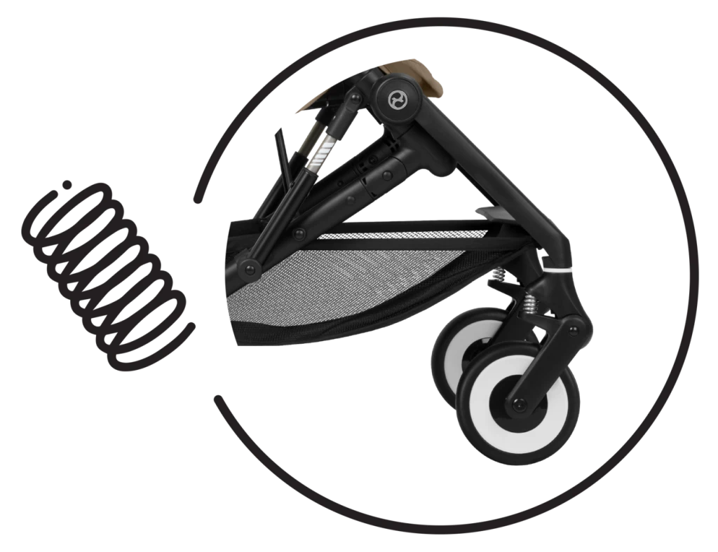 CYBEX KOLICA AGIS BLK ALMOND BEIGE