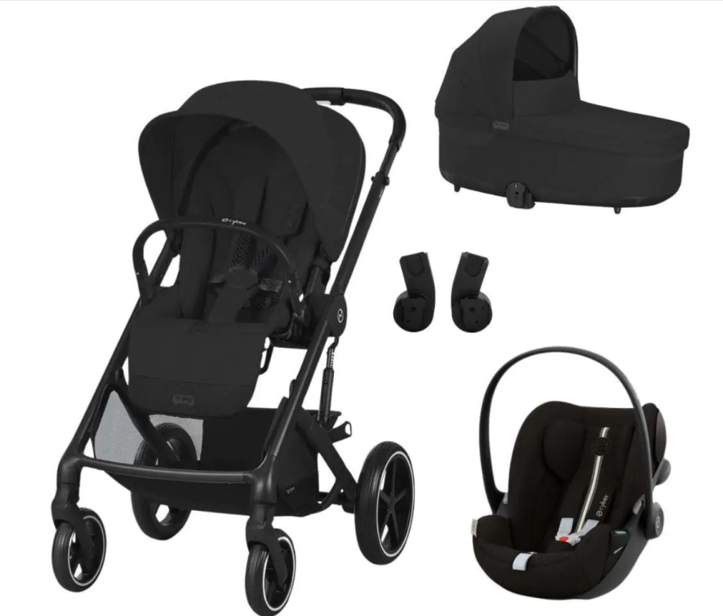 CYBEX KOLICA BALIOS S LUX BLK MOON BLACK SET 3IN1