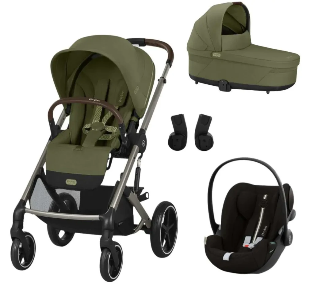 CYBEX KOLICA BALIOS S LUX TPE B MOSS GREEN KHAKI SET 3IN1