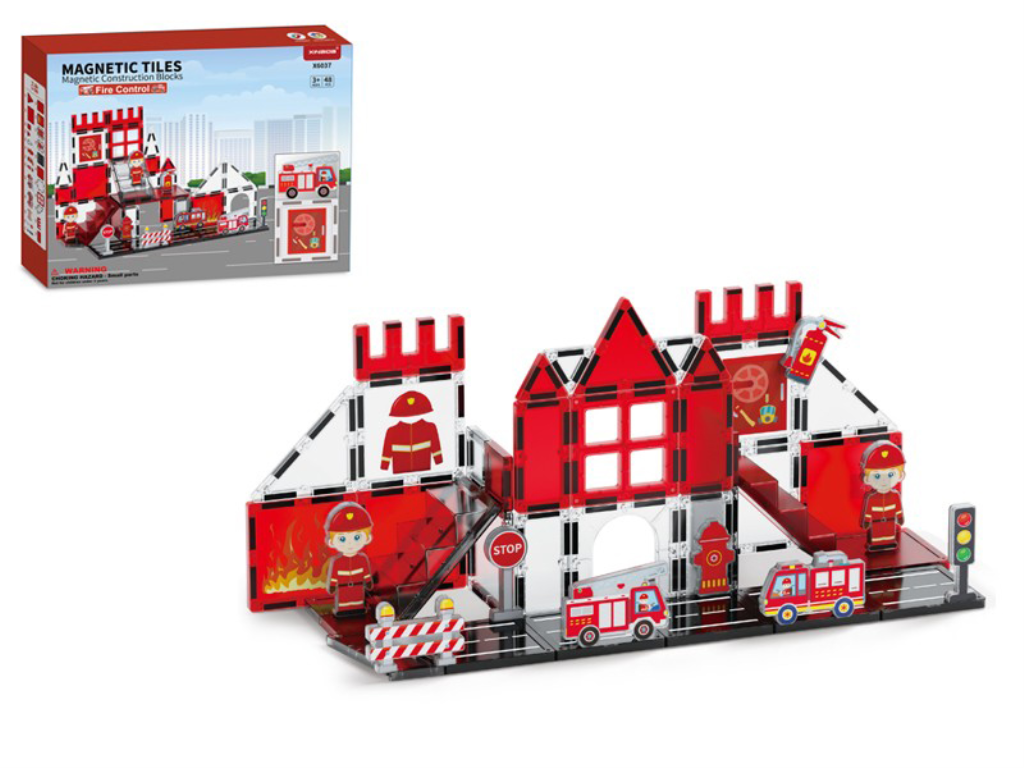 FUNTOY IGRAČKA MAGNETNE KONSTRUKCIJSKE KOCKE,FIRE CONTROL