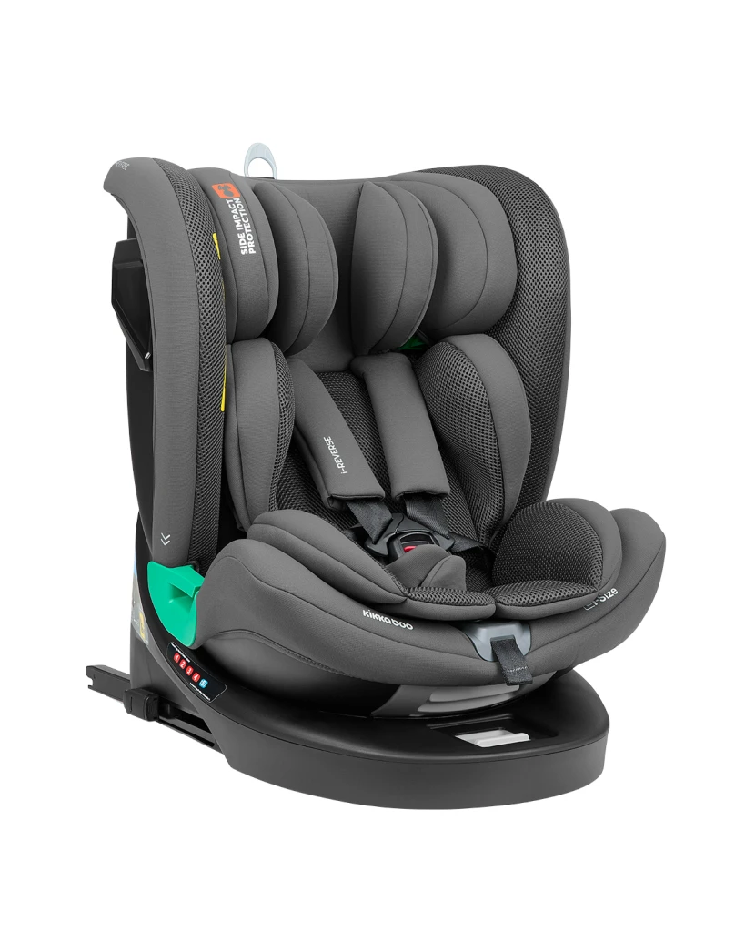 KIKKA BOO AUTOSJEDALICA 40-150CM I-REVERSE I-SIZE DARK GREY