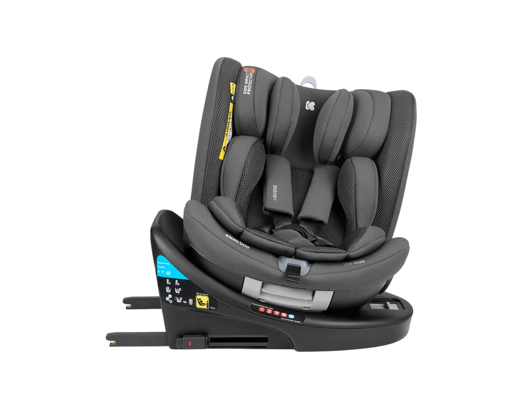 KIKKA BOO AUTOSJEDALICA 40-150CM I-REVERSE I-SIZE DARK GREY
