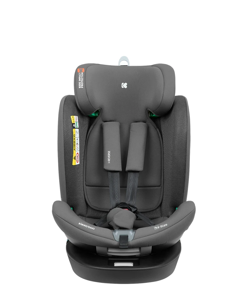 KIKKA BOO AUTOSJEDALICA 40-150CM I-REVERSE I-SIZE DARK GREY