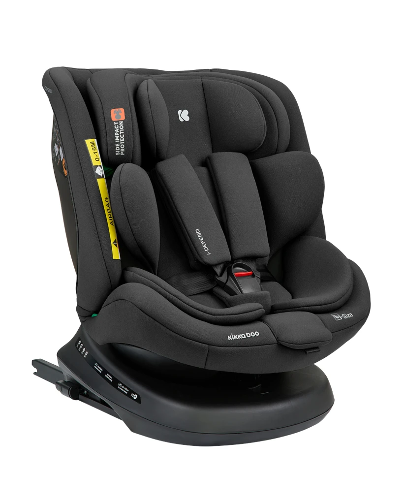 KIKKA BOO AUTOSJEDALICA 40-150CM I-DEFEND I-SIZE BLACK