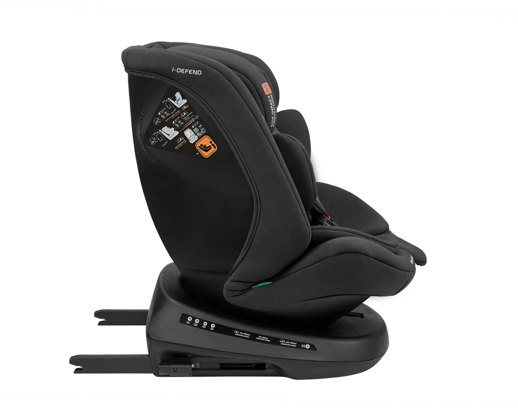 KIKKA BOO AUTOSJEDALICA 40-150CM I-DEFEND I-SIZE BLACK