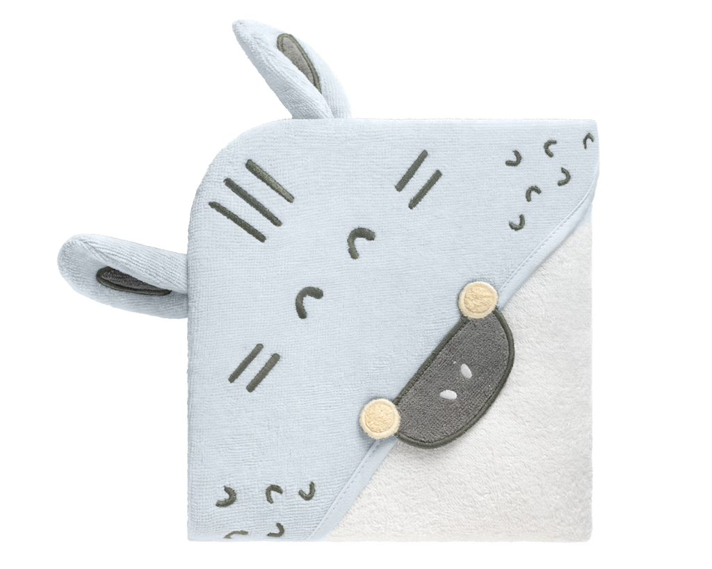 KIKKA BOO RUČNIK S KAPULJAČOM 90/90CM STRIPY FRIENDS