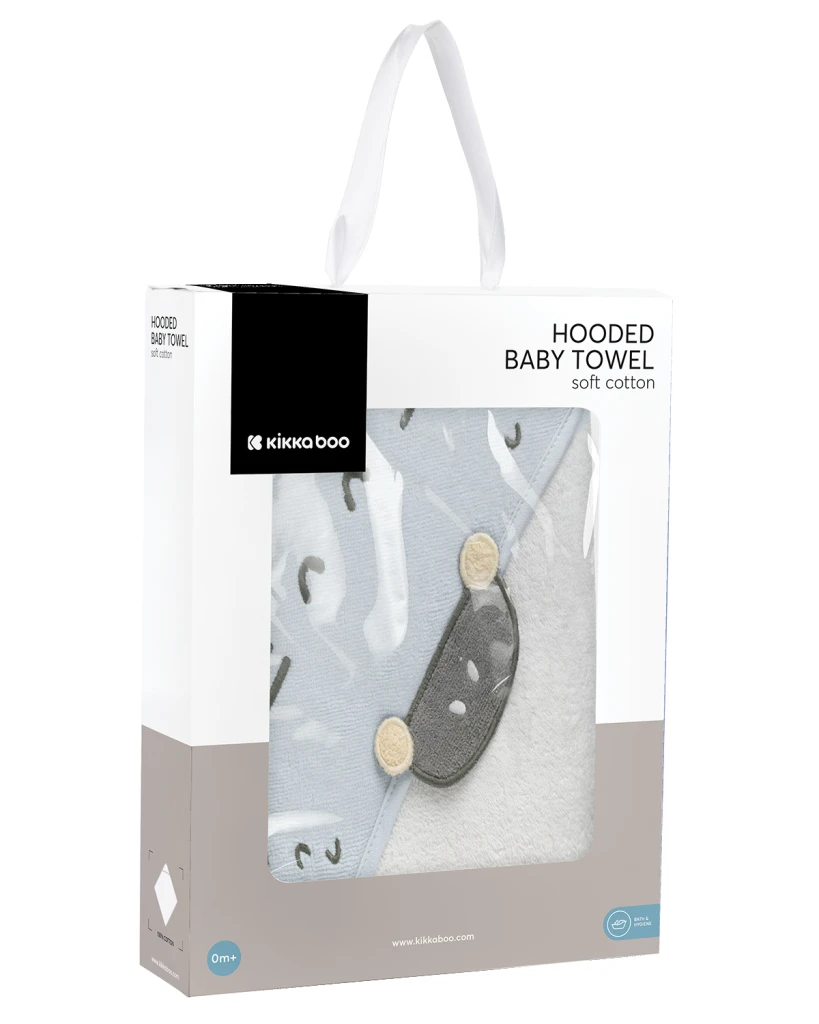 KIKKA BOO RUČNIK S KAPULJAČOM 90/90CM STRIPY FRIENDS