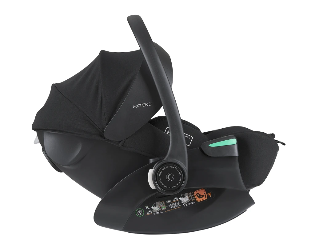 KIKKA BOO AUTOSJEDALICA 40-87CM I-XTEND I-SIZE BLACK