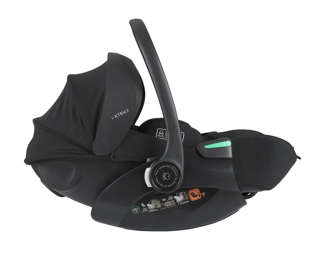 KIKKA BOO AUTOSJEDALICA 40-87CM I-XTEND I-SIZE BLACK