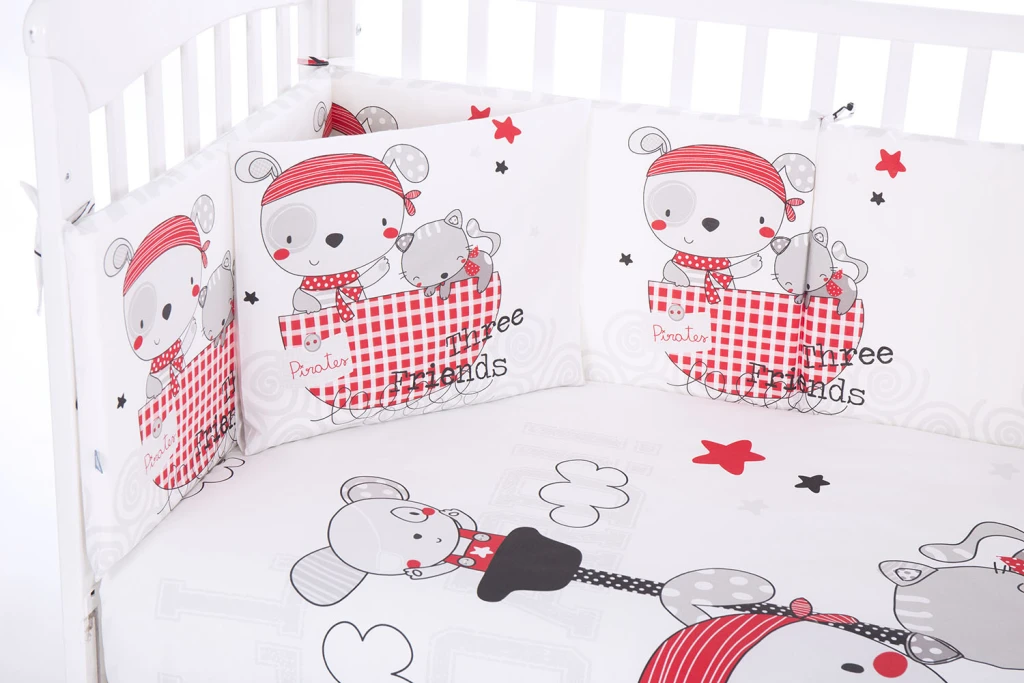 KIKKA BOO POSTELJINA OD 6 DIJELOVA 70/140 PIRATES