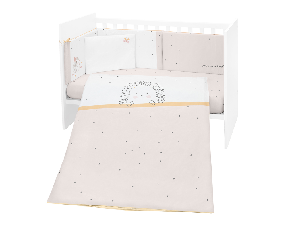 KIKKA BOO POSTELJINA OD 6 DIJELOVA 70/140 HEDGE-HUGS