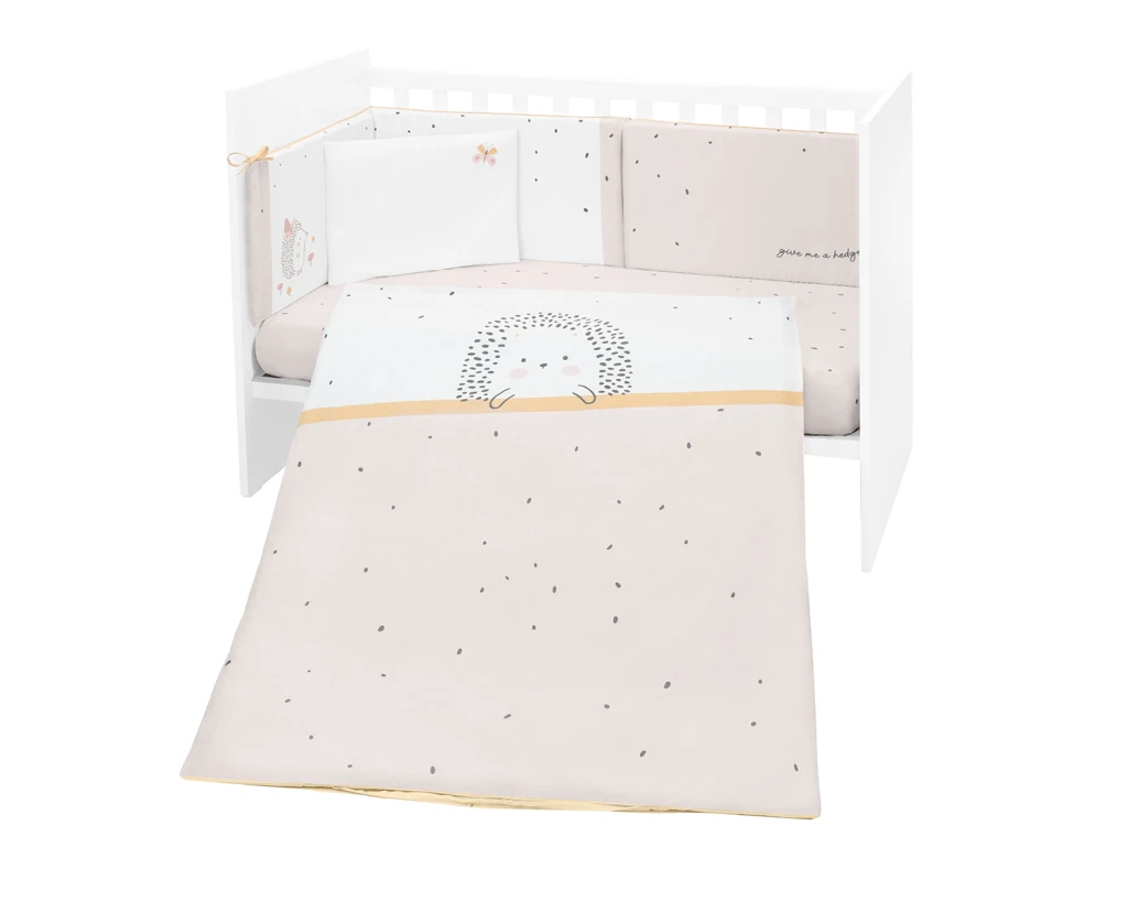 KIKKA BOO POSTELJINA OD 6 DIJELOVA 70/140 HEDGE-HUGS