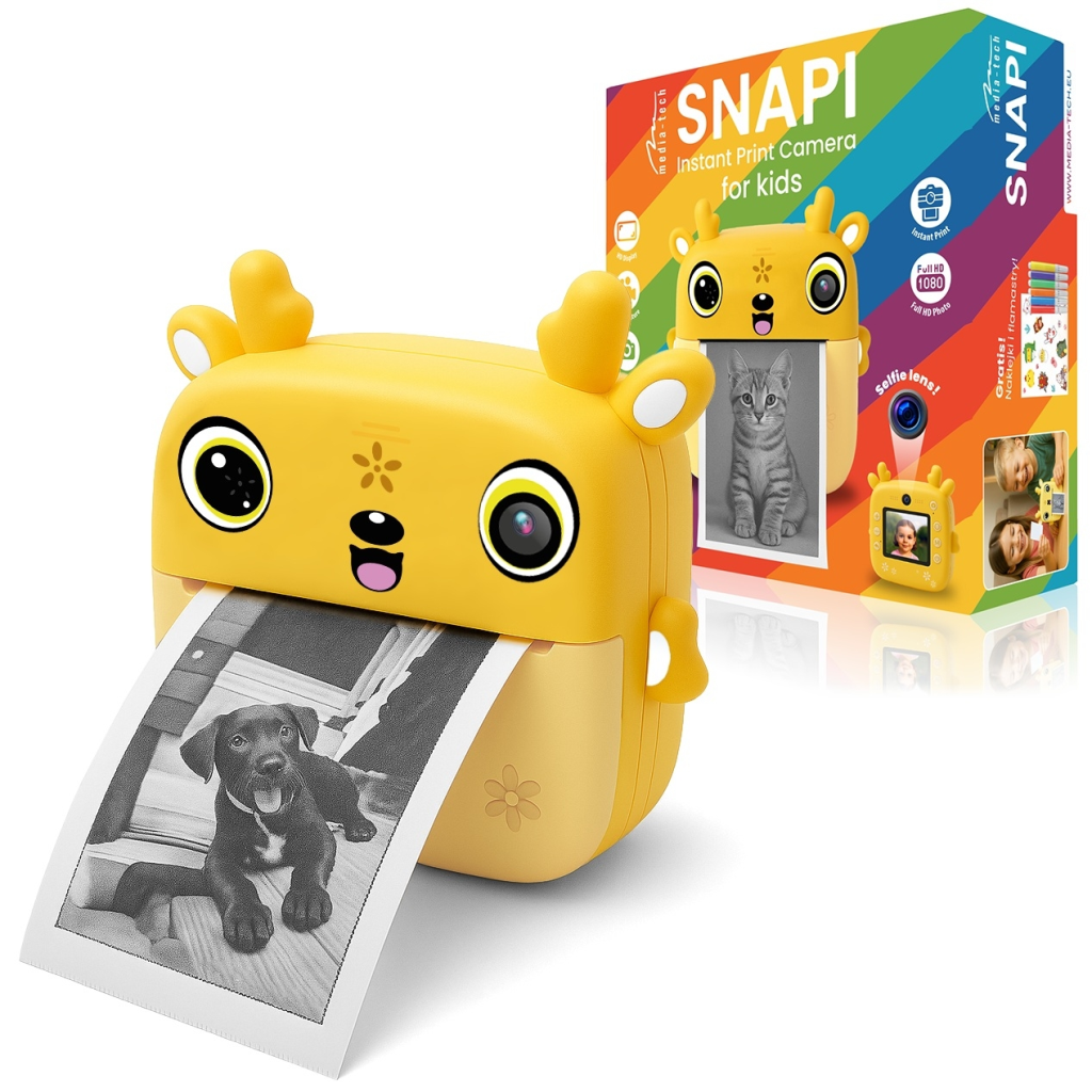 DJEČJA KAMERA S TERMALNIM PRINTEROM FOTOGRAFIJA/ŽUTA