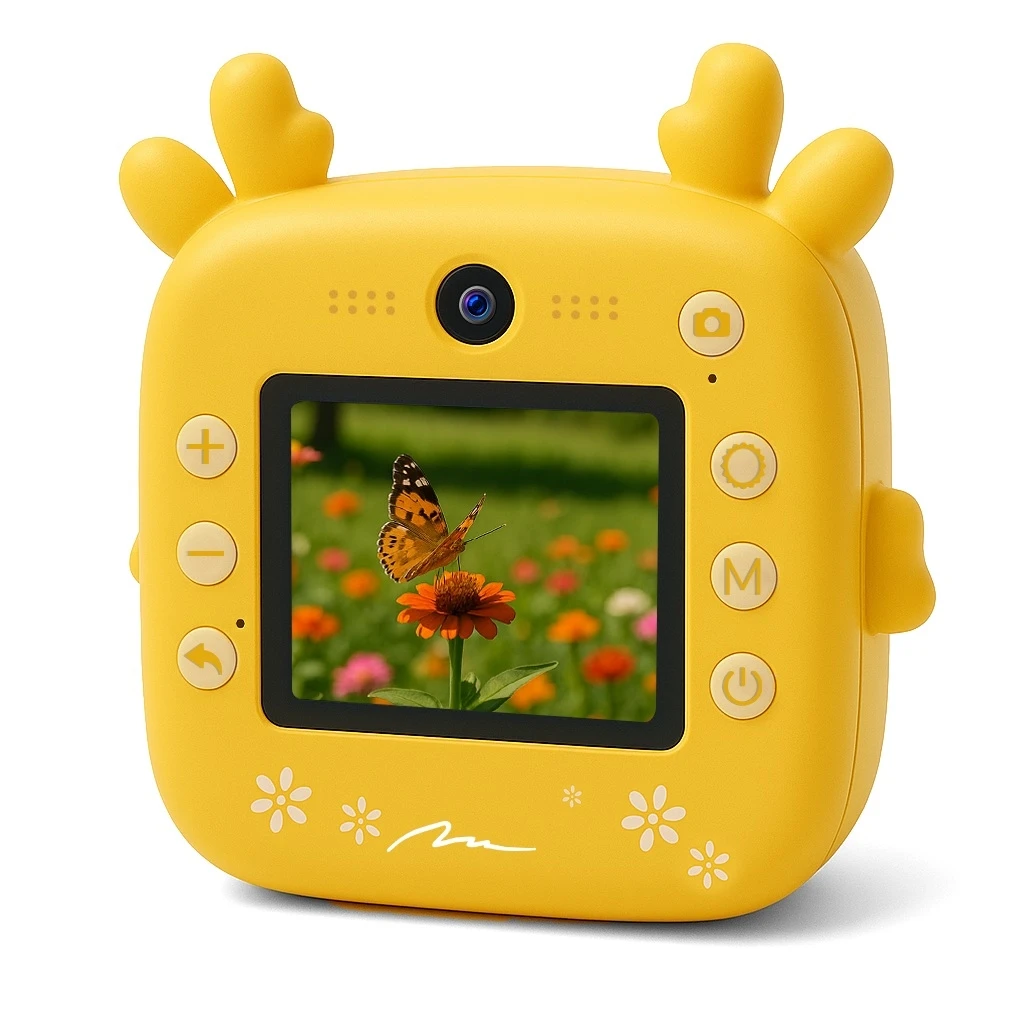 SNAPI DJEČJA KAMERA S TERMALNIM PRINTEROM FOTOGRAFIJA/ŽUTA