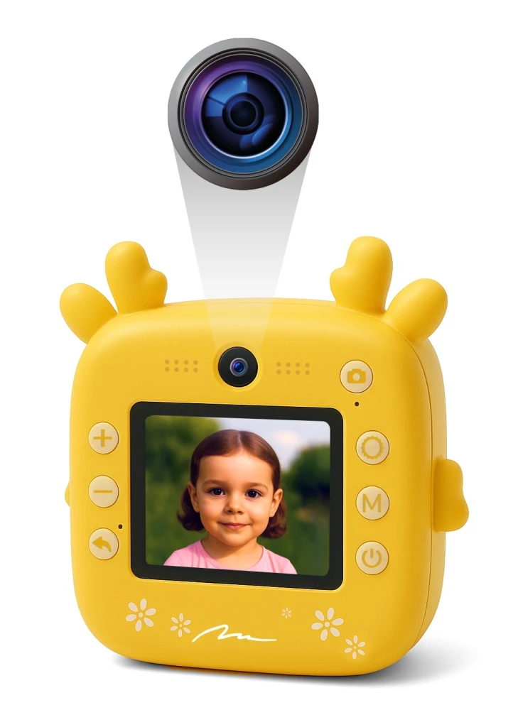 SNAPI DJEČJA KAMERA S TERMALNIM PRINTEROM FOTOGRAFIJA/ŽUTA