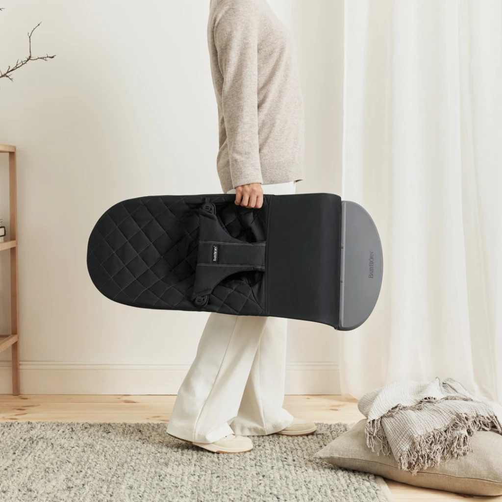 BABYBJORN BLISS COTTON CLASSIC QUILT LEŽALJKA-BLACK