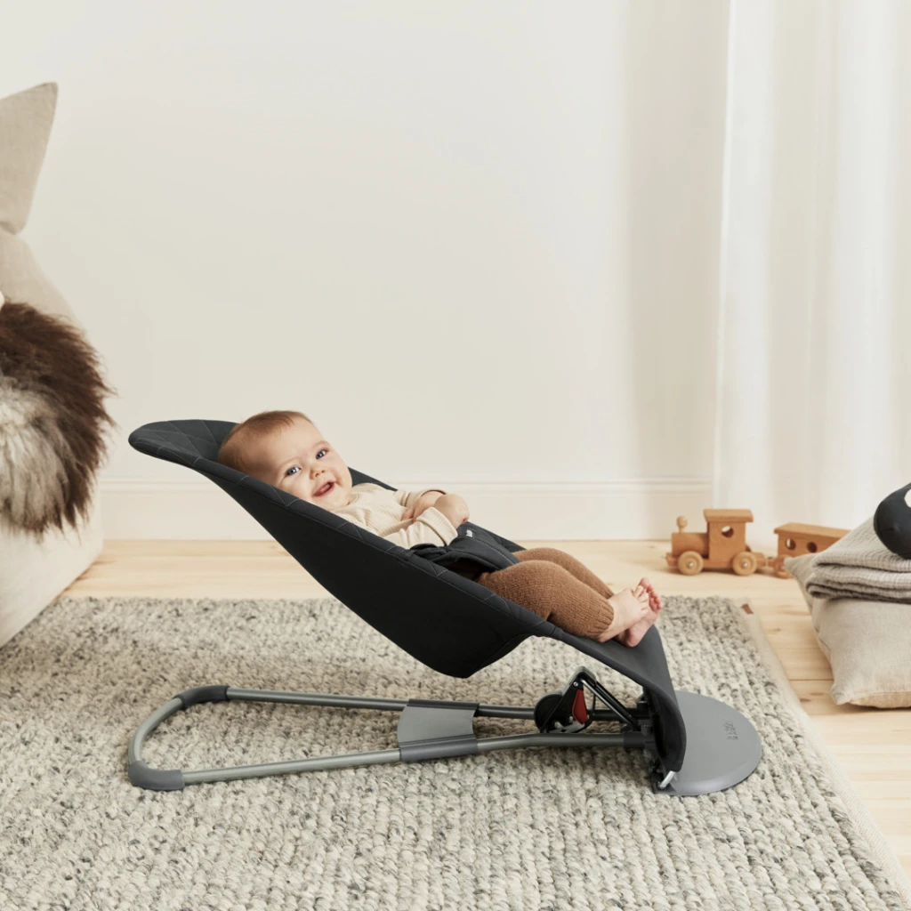 BABYBJORN BLISS COTTON CLASSIC QUILT LEŽALJKA-BLACK