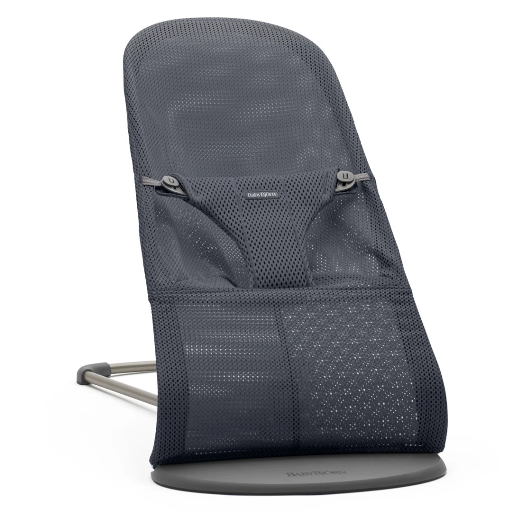 BABYBJORN BLISS MESH LEŽALJKA ANTHRACITE