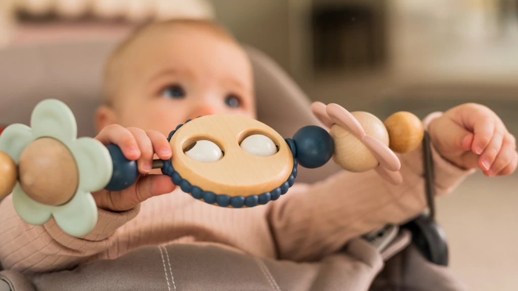 BABYBJORN IGRAČKA ZA LEŽALJKU-GOOGLY EYES PASTELS