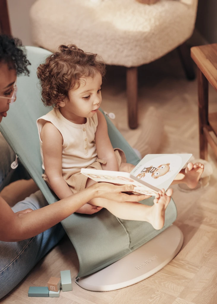 BABYBJORN BALANCE SOFT WOVEN/JERSEY LEŽALJKA, LIGHT SAGE-GRE