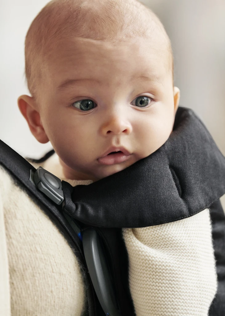 BABYBJORN MINI KENGUR, WOVEN, BLACK