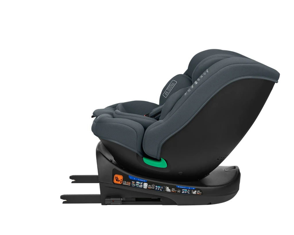 KIKKA BOO AUTOSJEDALICA I-ROUND,I-SIZE,40-150CM,DARK GREY